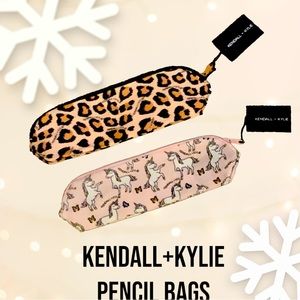 2 Kendal+Kylie Pencil Bags, 2 different designs, NWT, Very Cute!